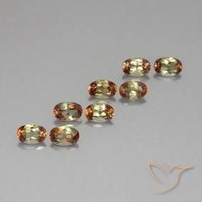Andalusite naturale multicolore da 4,21 ct, taglio ovale, VS-SI