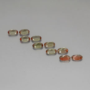 Andalusite naturale arancione da  ct, taglio ovale, VS-SI