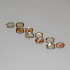 Andalusite naturale arancione da  ct, taglio ovale, VS-SI