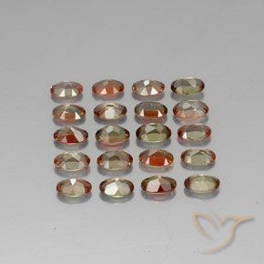 Gemme di Andalusite Multicolore naturale da 8.19 ct, Ovale, VS-SI