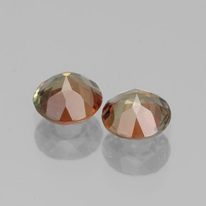 Gemme di Andalusite Multicolore naturale da  ct, Taglio rotondo, VS