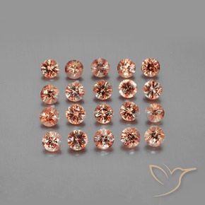 Gemme di Andalusite Multicolore naturale da 3.91 ct, Rotondo, VS