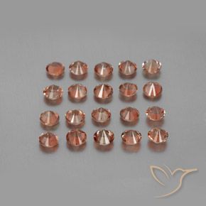 Gemme di Andalusite Multicolore naturale da 3.91 ct, Rotondo, VS