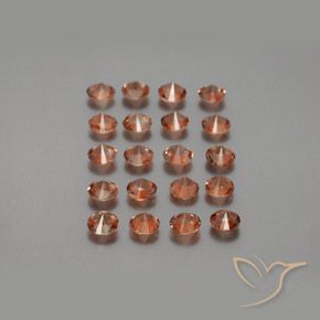 Gemme di Andalusite Multicolore naturale da 3.57 ct, Rotondo, VS