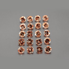 Gemme di Andalusite Multicolore naturale da 3.57 ct, Taglio rotondo, VS