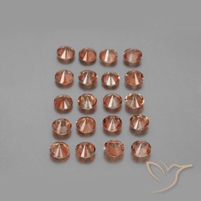 Gemme di Andalusite Multicolore naturale da 3.79 ct, Rotondo, VS