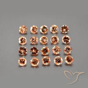 Gemme di Andalusite Multicolore naturale da 3.60 ct, Rotondo, VS