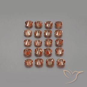 Gemme di Andalusite Multicolore naturale da 3.60 ct, Rotondo, VS