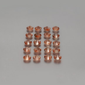 Andalusite naturale multicolore da 3,22 ct, taglio rotondo, VS