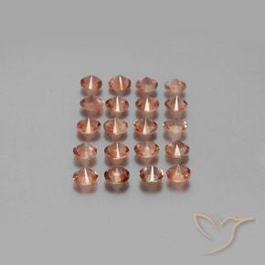Gemme di Andalusite Multicolore naturale da 3.53 ct, Rotondo, VS