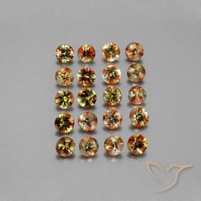 Gemme di Andalusite Multicolore naturale da 3.86 ct, Rotondo, VS