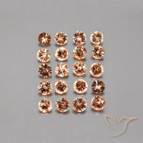 Gemme di Andalusite Multicolore naturale da 3.58 ct, Rotondo, VS