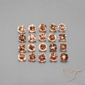 Gemme di Andalusite Multicolore naturale da 3.58 ct, Rotondo, VS
