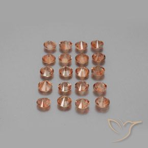 Gemme di Andalusite Multicolore naturale da 3.58 ct, Rotondo, VS