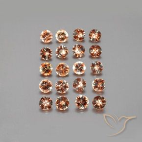 Gemme di Andalusite Multicolore naturale da 3.23 ct, Rotondo, VS