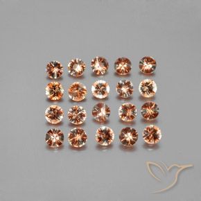 Gemme di Andalusite Multicolore naturale da 3.23 ct, Rotondo, VS