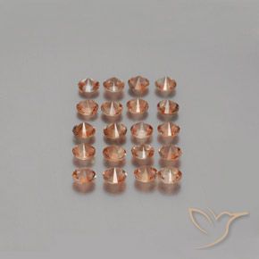 Gemme di Andalusite Multicolore naturale da 3.23 ct, Rotondo, VS