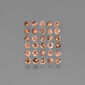 Gemme di Andalusite Multicolore naturale da 2.54 ct, Taglio rotondo, VS