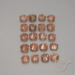 Gemme di Andalusite Multicolore naturale da 3.46 ct, Rotondo, VS