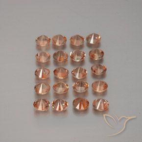 Gemme di Andalusite Multicolore naturale da 3.41 ct, Rotondo, VS