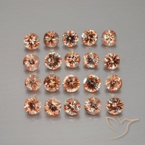 Gemme di Andalusite Multicolore naturale da 3.79 ct, Rotondo, VS