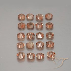 Gemme di Andalusite Multicolore naturale da 3.79 ct, Rotondo, VS