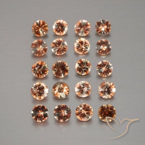 3.54ctw Naturale Multicolore Andalusite, Rotondo, VS