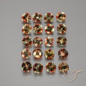 3.66ctw Naturale Multicolore Andalusite, Rotondo, VS