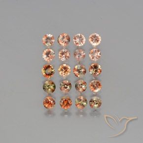 4.41ctw Naturale Multicolore Andalusite, Rotondo, VS
