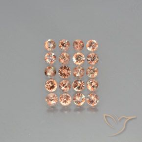 Gemme di Andalusite Multicolore naturale da 3.99 ct, Rotondo, VS