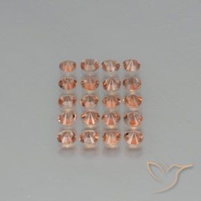 Gemme di Andalusite Multicolore naturale da 3.07 ct, Rotondo, VS