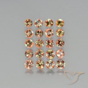 3.82ctw Naturale Multicolore Andalusite, Rotondo, VS