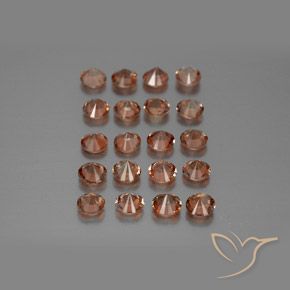 Gemme di Andalusite Multicolore naturale da 3.76 ct, Rotondo, VS
