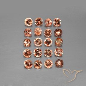 Gemme di Andalusite Multicolore naturale da 3.49 ct, Rotondo, VS