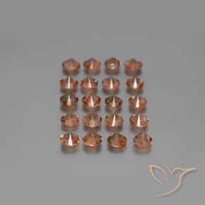 Gemme di Andalusite Multicolore naturale da 3.30 ct, Rotondo, VS