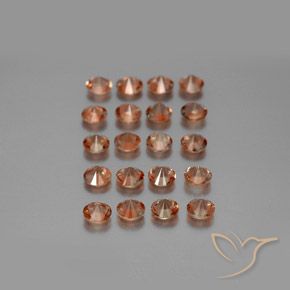 Gemme di Andalusite Multicolore naturale da 3.33 ct, Rotondo, VS