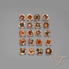 3.52ctw Naturale Multicolore Andalusite, Rotondo, VS