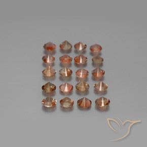 Gemme di Andalusite Multicolore naturale da 3.52 ct, Rotondo, VS