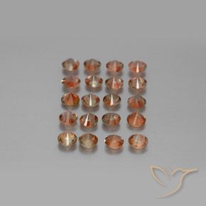 Gemme di Andalusite Multicolore naturale da 3.37 ct, Rotondo, VS
