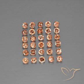 3.76ctw Naturale Multicolore Andalusite, Rotondo, VS