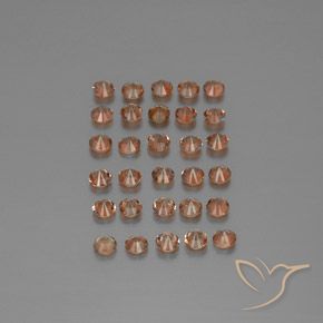Gemme di Andalusite Multicolore naturale da 3.76 ct, Rotondo, VS