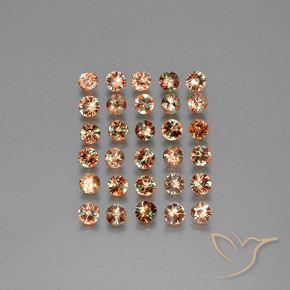 3.70ctw Naturale Multicolore Andalusite, Rotondo, VS