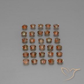 Gemme di Andalusite Multicolore naturale da 3.63 ct, Rotondo, VS