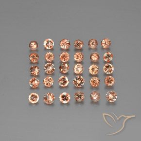 Gemme di Andalusite Multicolore naturale da 3.85 ct, Rotondo, VS