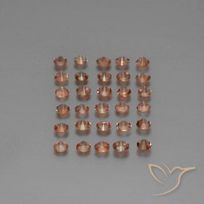 Gemme di Andalusite Multicolore naturale da 3.85 ct, Rotondo, VS