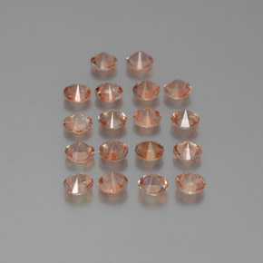 Andalusite naturale multicolore da 2,95 ct, taglio rotondo, VS