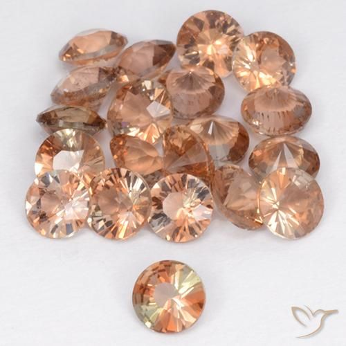 Gemme di Andalusite Multicolore naturale da 3.11 ct, Rotondo, VS