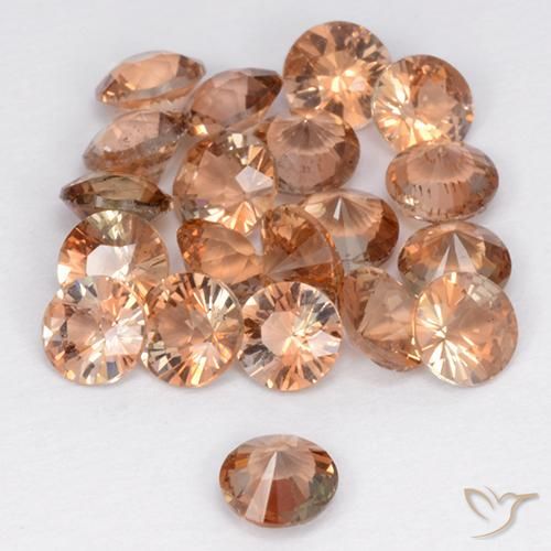 Gemme di Andalusite Multicolore naturale da 3.11 ct, Rotondo, VS
