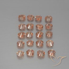 Gemme di Andalusite Multicolore naturale da 3.02 ct, Rotondo, VS