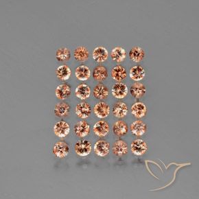 3.74ctw Naturale Multicolore Andalusite, Rotondo, VS